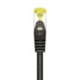 Aisens Cable de Red Latiguillo RJ45 Cat.7 600 MHz S/FTP 0,5m Negro